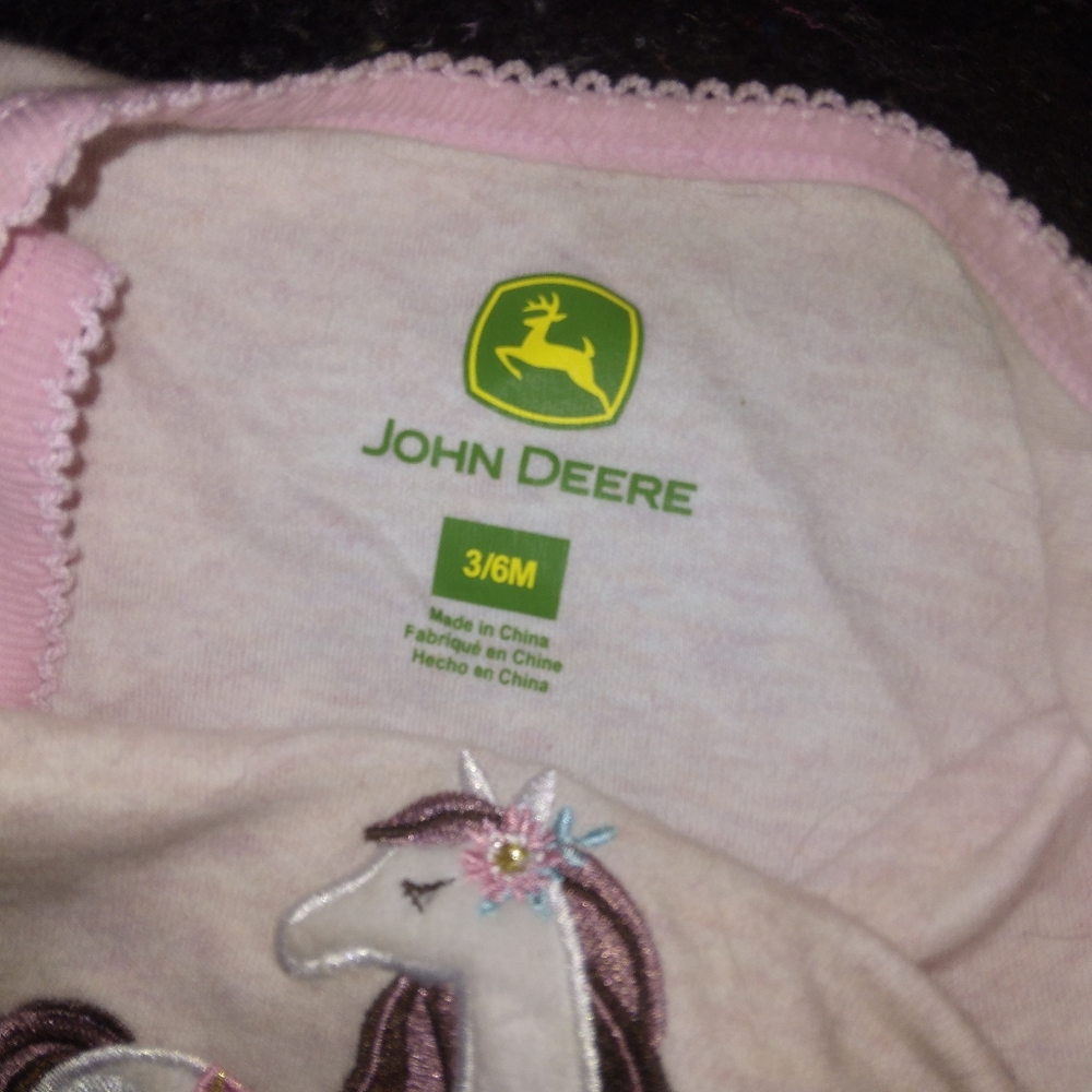 John Deere Girls' Onesie